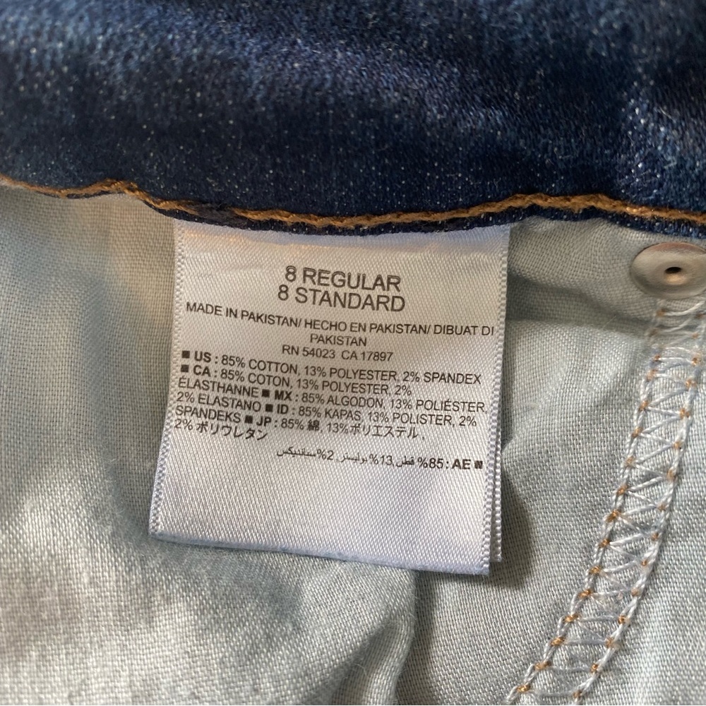 Old Navy Size 8 Dark Wash Mid-Rise Skinny Jeans Bundle - Picture 11 of 16